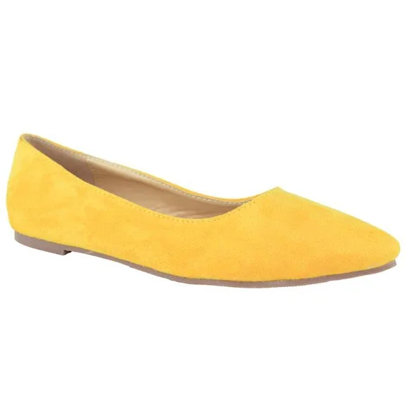 YELLOW BALLET FLATS - Picture 2 of 4